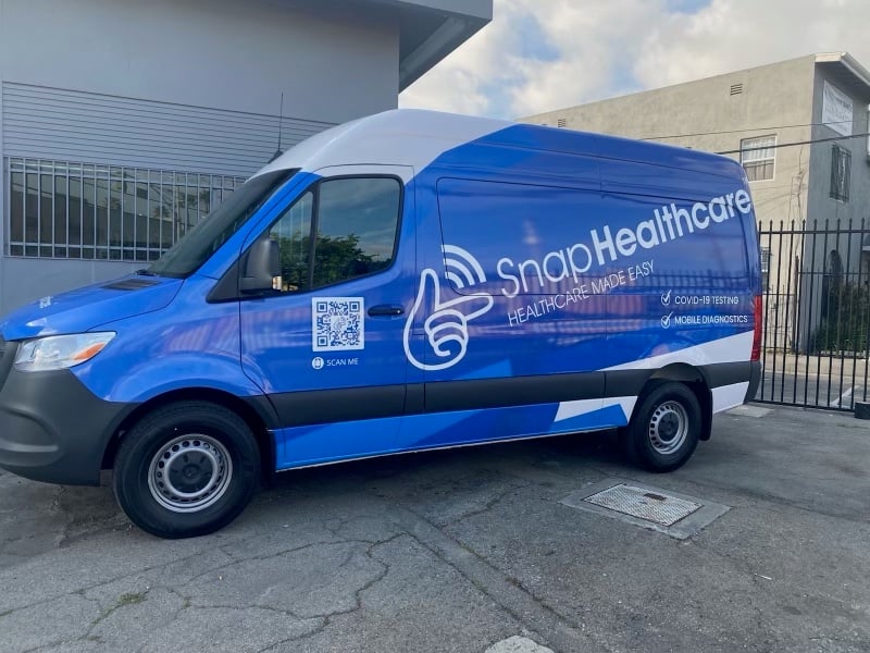 Snap Healthcare Van Wrap (side) by Iron City Media